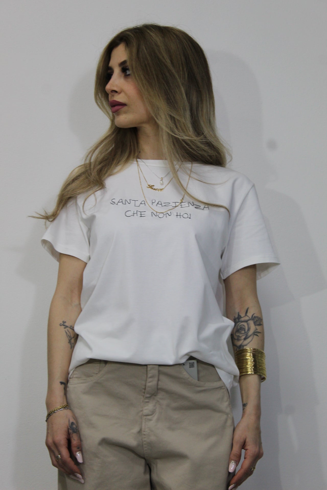 T-Shirt "con scritta"