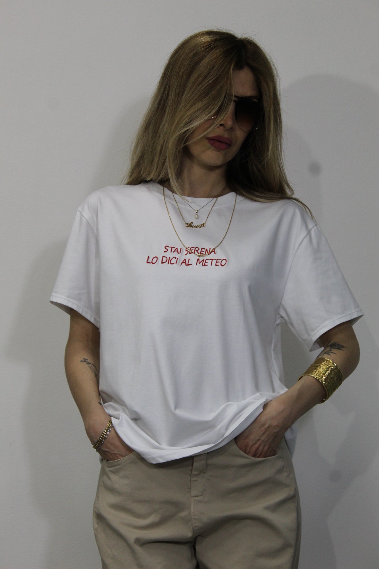 T-Shirt "con scritta"