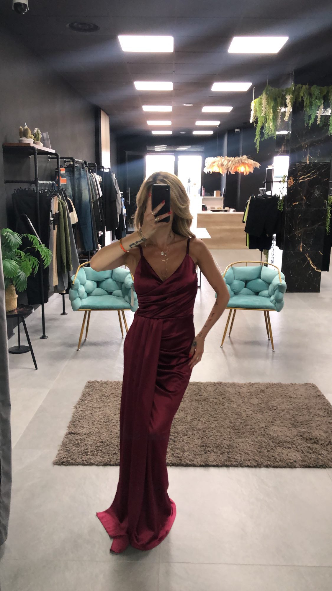 Abito in raso elegant