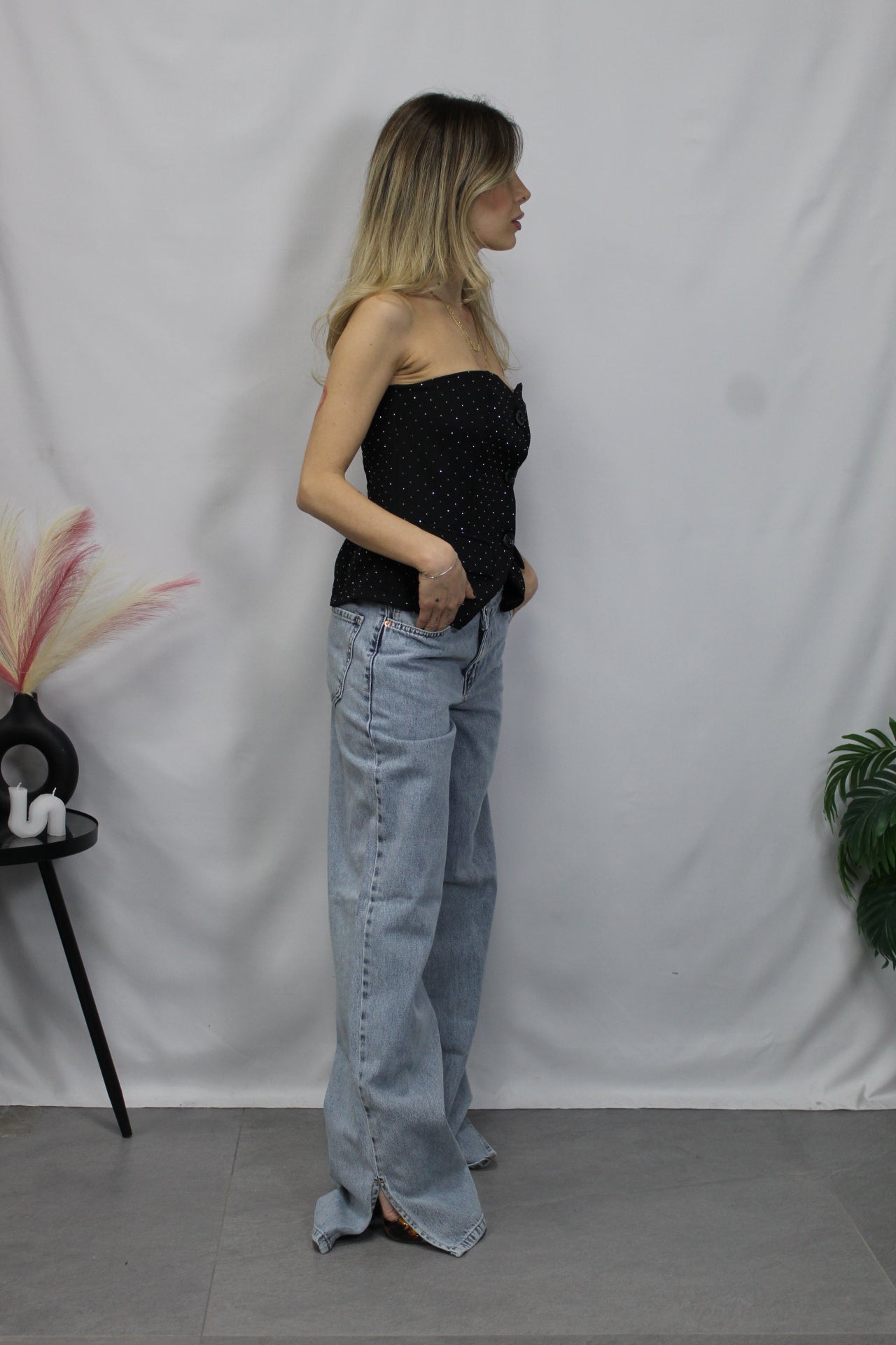 Jeans  spacco laterale